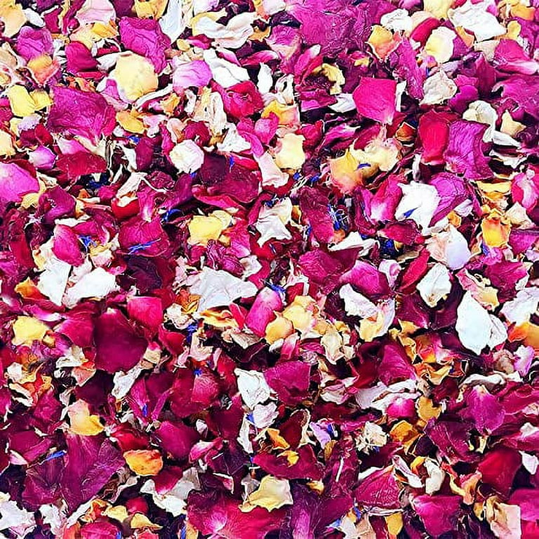  DoraMagic Dried Red Rose Petals, Real Natural Dried Rose Petals  1.75oz/50g for Bath, Soap Making, Candle Making, Wedding, Confetti, DIY  Crafts, Non Edible