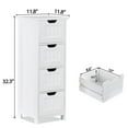 thumbnail image 6 of ZenStyle 4 Drawers Narrow Bathroom Storage Cabinet, 6 of 10