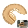 thumbnail image 5 of Oscillating Multitool 65mm Universal Fit Carbide Grit Semicircle Blade， Half Circle Diamond Cutting Disc Multitool for Power Tools, 5 of 5