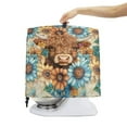 thumbnail image 7 of TSOVTHRID Boho Mandala Print Mixer Cover Highland Cattle Pattern Kitchen Aid Mixer Assecories with Storage Pockets Small Appliance Covers Reusable Dust Cover Compatible with Kitchenaid Mixer,L, 7 of 7