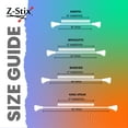 thumbnail image 4 of Z-Stix Professional Juggling Flower Sticks-Devil Sticks and 2 Hand Sticks, High Quality, Beginner Friendly - Animal Series (Banshee, Black/Glow in the Dark Zebra), 4 of 4