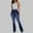 Dark Blue, variant on Women'S Skinny Ripped Jeans High Waist Slim Fit Hole Trumpet Pant Jeans Black L