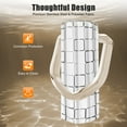 thumbnail image 5 of Stainless Steel Shower Curtain Rod 0.9-1.3m with 7.87ft*5.91ft Curtain, 5 of 9