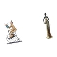 thumbnail image 6 of 2 Pieces Clown Statues Tribal Figurine Sculptures Resin Construction Gifts for Home Office Tabletop Display, 6 of 8