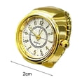 thumbnail image 5 of Tnobhg Ring Watches Men Women Elastic Finger Watches Clear Round Dial Quartz Ring Watches for Valentine's Day, 5 of 7