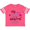thumbnail image 3 of Inktastic My Heart Belongs to My Daddy Boys or Girls Toddler T-Shirt, 3 of 5