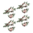 thumbnail image 1 of Guirnalda de flores artificiales para decoración de cenador, ceremonia y fondo de fiesta 4 4 Blanco Rosa Púrpura, 1 of 9
