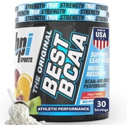 BPI Sports Best BCAA Powder, Fruit Punch, 10.58 oz, 30 Servings, Amino Acids for Muscle Recovery