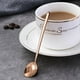 thumbnail image 2 of 1 pieza/juego de cuchara para café de acero inoxidable 304 con mango largo, juego de cucharas para té y postre, accesorios de cocina dorados S, 2 of 8