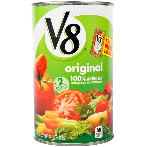 V8 46 fl. oz. Jus de Légumes d'Origine - 12/boîte