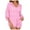 Pink, variant on RMGVDSD Women's Casual Two Piece Outfits Classic Lapel Long Sleeve Button Down Shirts With Matching Shorts Set Trendy Beach Travel Outfits