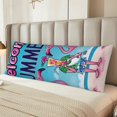 thumbnail image 2 of Balery Beach Flamingo Trio Funda Protectora para Almohada Corporal de Algodón Hipoalergénico con Cierre(55 x 21 pulgadas), Almohadas No Incluidas, 2 of 7