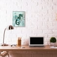 thumbnail image 2 of Stupell Indtries Sea Santa Ocean Christmas Holiday Blue Green Design Framed Wall Art by Grace Popp, 16" x 20", Gray Framed, 2 of 3