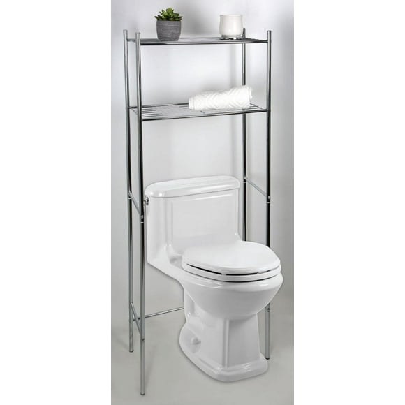 Era Aquarius Over the Toilet Space Saver Chrome, Three Tier Storage Rack