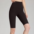 thumbnail image 1 of TaTaai Women High Waist Solid Color Capri Yoga Leggings Stretchy Fabric Slim Fit Ladies Workout Exercise Weekend Outdoor Wear Non-See-Through No Fading Soft Stylish Pants Gift, 1 of 6