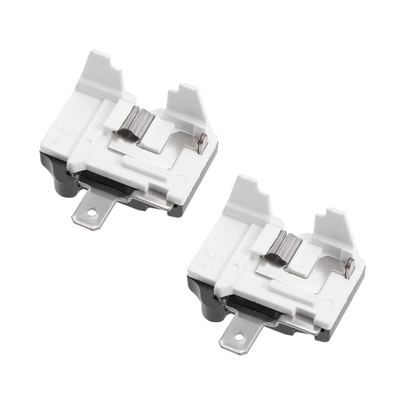 Unique Bargains 2 Pcs Refrigerator Thermal Overload Protector 1/3HP 250W Freezer Compressor Replacement Part