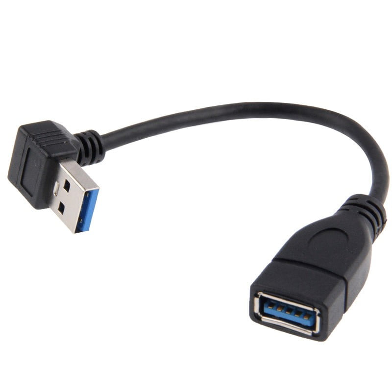 Cable Length: Other Computer Cables CY 0.4M Right Angled 90 Degree USB 3.0 A Type Male to Straight A Type Male Data Cable 