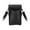 Black, variant on Dualoai Hair s Bag Barber Hairdressing Bag Cosmetology Bag Salon Pouch PU Leather Black