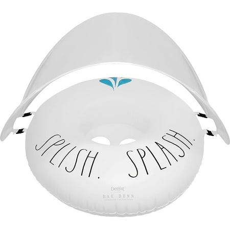 Rae Dunn Toddler Float with Canopy by KCSD Child Sized Inflatable Raft ...