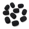 thumbnail image 6 of Fancy 10 Pack Lapel Microphone Windscreen, Mic Foam Covers Lavalier Microphone Windscreen for Variety of Headset Microphone, Tough Sponge Material, Microphone Noise Reduction Black, 6 of 7
