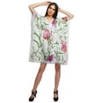 thumbnail image 2 of Moomaya Robe Courte de Caftan de Plage, Robe de Couverture Imprimée, Kaftan pour Femmes, Tenue de Plage, Couverture, 2 of 4