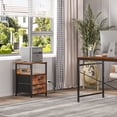 thumbnail image 5 of Furologee Set of 2 Nightstands, End Table with Charging Station, Bedside Tables with 2 Fabric Drawers, Night Stands with USB Ports & Power Outlets for Bedroom/Living Room/Hallway, 5 of 12