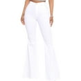 thumbnail image 2 of Denim Flare Pants for Women High Waist Stretchy Jeans Bell Bottoms, 2 of 5
