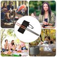 thumbnail image 3 of Palillos plegables Ndcxsfigh utensilios portátiles para picnic negro, 3 of 8