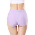 thumbnail image 3 of Summark Women's silk ice ultra-thin quick-drying one piece seamless sexy stretch cotton soft mid-waist panties, 3 of 7