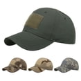 thumbnail image 2 of Baseball Cap Ponytail Hole Breathable Young Style Fastener Tape Stable Brim Sun Protection Washable Unisex Sunscreen Adjustable Men Cap for Hiking, 2 of 8