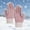 🔥 Pink, variant on Msgweeeg Womens Gloves Men's Gloves for Cold Weather Women's Winter Knitted Wool Five-finger Warm Gloves Plus Velvetand Thick Touch Screen Gloves for Cold Weather, Windproof,and Insulation