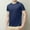 Navy, variant on Vetsdori Mens Dark Gray Shirts Dry fit Slim Pullover Trendy Plain Casual Crew Neck T-Shirts for Men