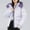 Purple, variant on Women's Winter Puffer Hooded Coat Zip-up Thick Fleece Warm Jacket Oversized Winter Long Sleeve Outerwear Color Block Coats