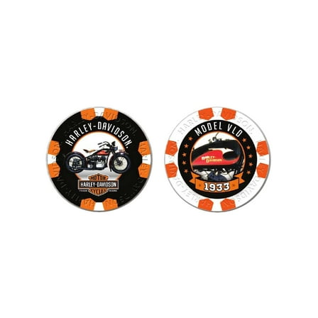 Harley-Davidson Vintage Series 7 - 1933 Model VLD Collectible Poker Chips, Harley Davidson