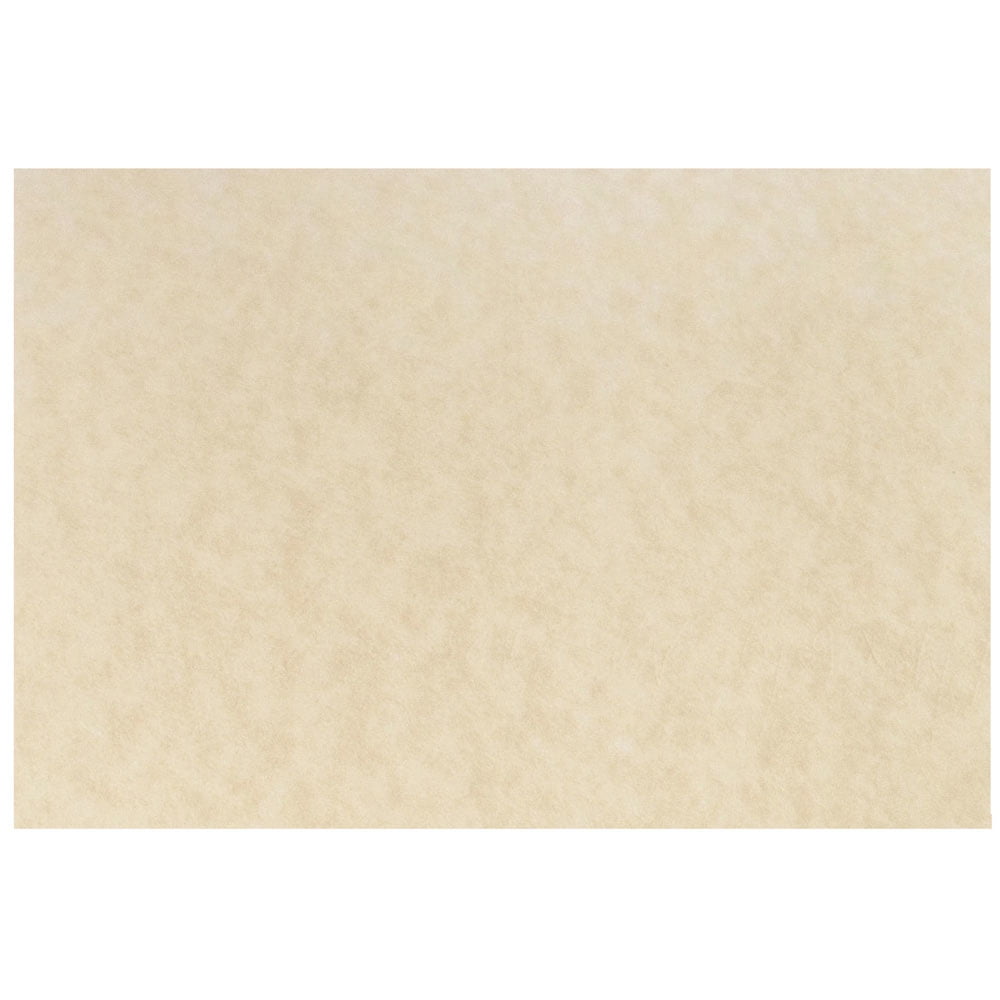 JAM Paper Blank Note Cards, A7 Size, 5 1/8' x 7', Natural Parchment, 100/Pack