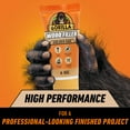 thumbnail image 2 of Gorilla All Purpose Wood Filler, Golden Oak Color, 6 Ounce Tube - Water Resistant for Indoor or Outdoor Projects and Repairs, 2 of 8