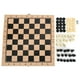 thumbnail image 1 of Tablero de ajedrez interactivo portátil plegable 3 en 1 de madera, damas y backgammon, 24 x 24 cm (9,4 x 9,4 pulgadas), 1 of 14