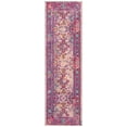 thumbnail image 2 of SAFAVIEH Crystal Quinlan Oriental Runner Rug, Light Blue/Fuchsia, 2'2" x 7', 2 of 8
