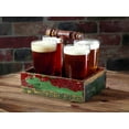 thumbnail image 3 of Winco CAD1-RWD Reclaimed Wood Condiment Caddy & Drink Caddy, Rectangular, 9 x 7 in., 8.25 in. Tall, 3 of 3