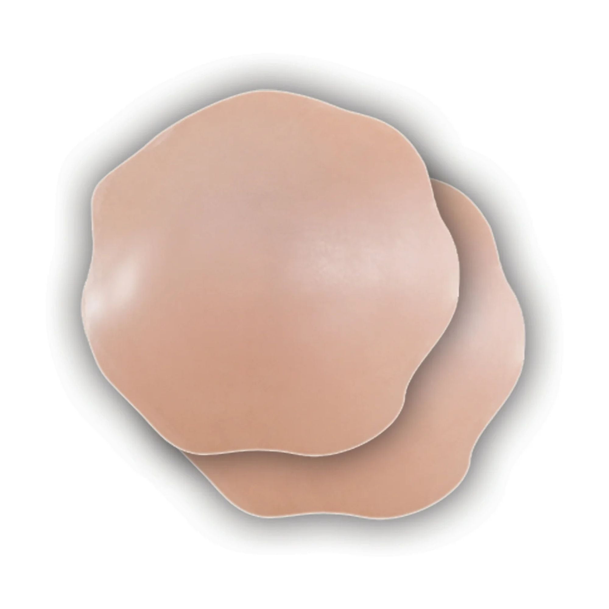 2 X Reusable Nipple Covers Petal Stick On Silicone Nude Boob Cover