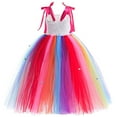 thumbnail image 5 of HAWEE Candy Tutu Dress for Girls Rainbow Tutu Dress 3-10Y with Headband Birthday Halloween Carnival Party, 5 of 7