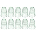 thumbnail image 3 of (10 Packs) 12.99" Diameter x 15.75" Height Garden Chicken Wire Cloche Plant Protector and Cover Strong and Not Easy to Deform No Assembly Required, 3 of 18