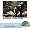 thumbnail image 2 of Swan Non-Slip Machine Washable Polyester Kitchen Mat Indoor Rug Kitchen Rug, 2 of 6
