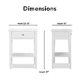 thumbnail image 3 of Finch Sloan Side Table White, 3 of 8