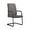 Grey, variant on LeisureMod Evander Office Guest Chair in Acorn Brown Leather