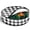 Black, variant on 24" Wreath Storage Container with Handles, WeGuard Christmas Wreath Storage Bag, Garland Storage Bag Holiday Decoration Organizer - Buffalo Plaid Black/Red