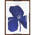 thumbnail image 5 of Art.com Indigo Petal II Art Print by PI Studio, Brown Frame Wall Art, 21" x 29", 5 of 5
