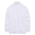 thumbnail image 6 of VISALY Pullover Sweatshirt for Womens Oversized Sweatshirt Casual Button Up Mock Neck Pullover Tops Long Sleeve Shirts Fashion Outfits Clothes Lightweight Sweatshirt White M, 6 of 9