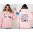 thumbnail image 3 of Senior 2024 Hoodie, Graduation 2024 Hoodie, Graduation Gift, Two Sided Senior 2024 sweatshirt, 2024 School Gift, High School Graduation Gift, 3 of 4