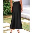 thumbnail image 4 of BTFBM Womens Spring Skirts Business Casual Clothes High Waisted Cocktail Party Wedding Guest Mermaid Maxi Skirt, 4 of 10